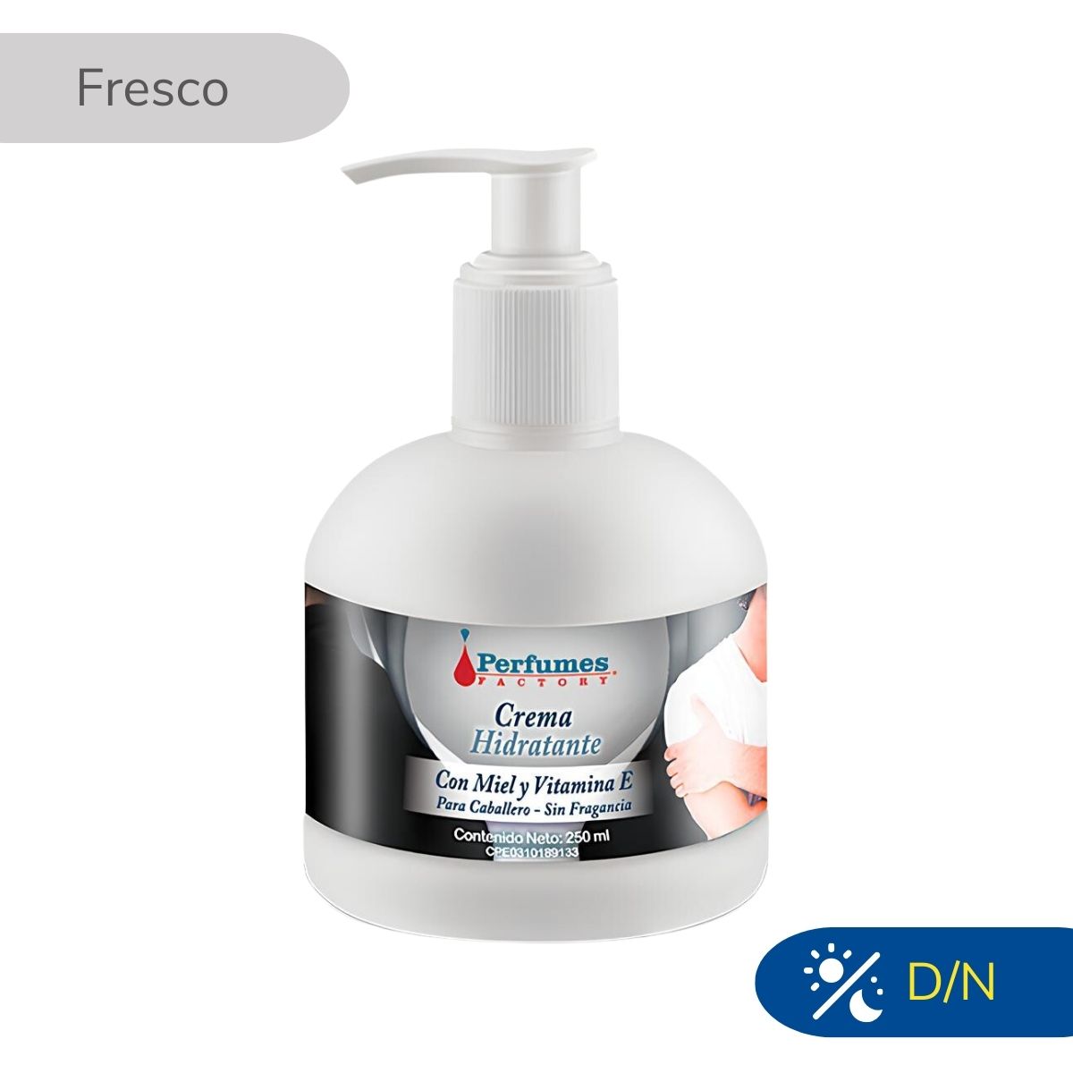 Crema Corporal Para Caballero Fresco Para El Día y La Noche