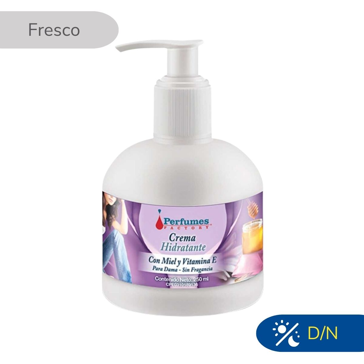 Crema Corporal Para Dama Fresco Para El Día y La Noche