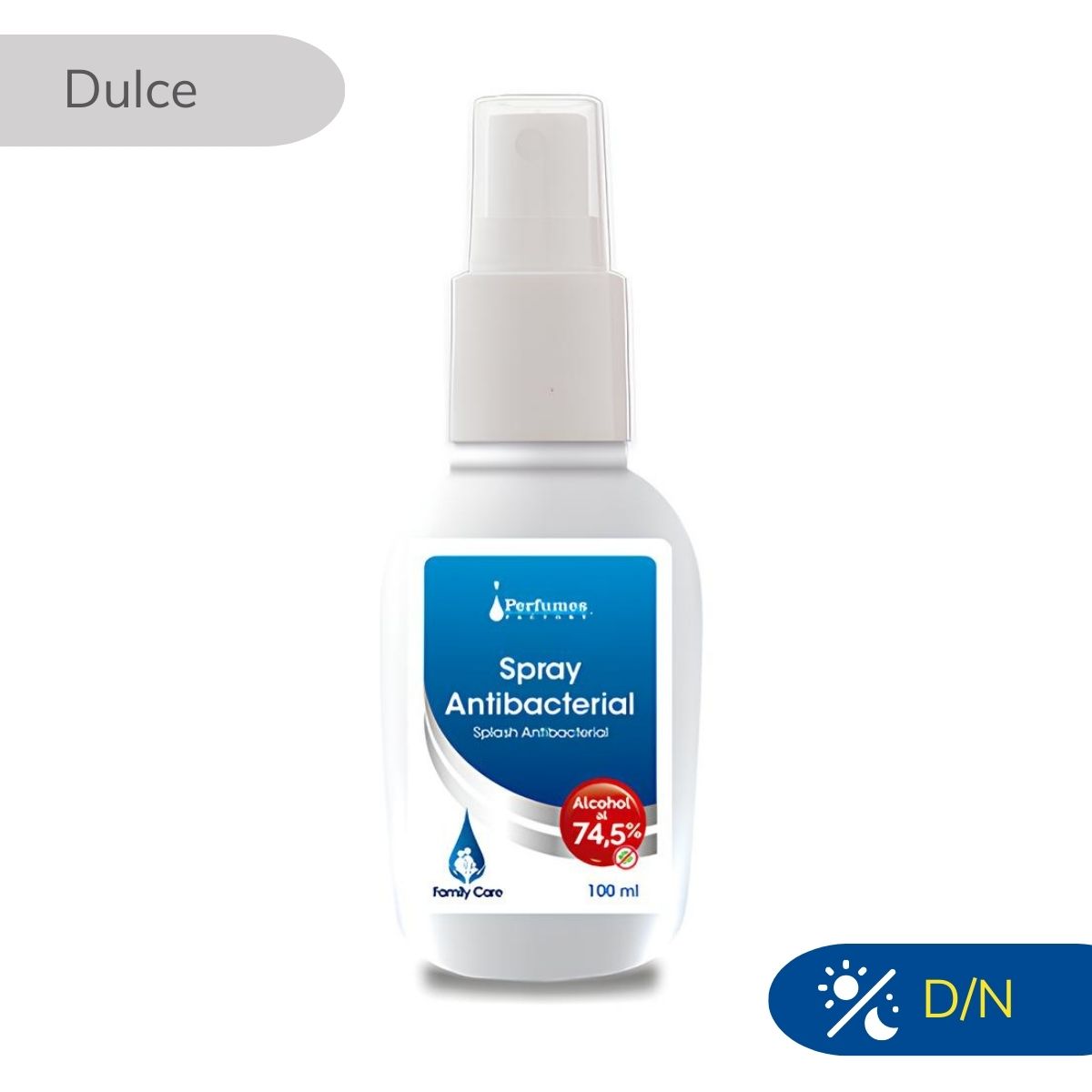 Spray Antibacterial Para Caballero Dulce Para El Día y La Noche