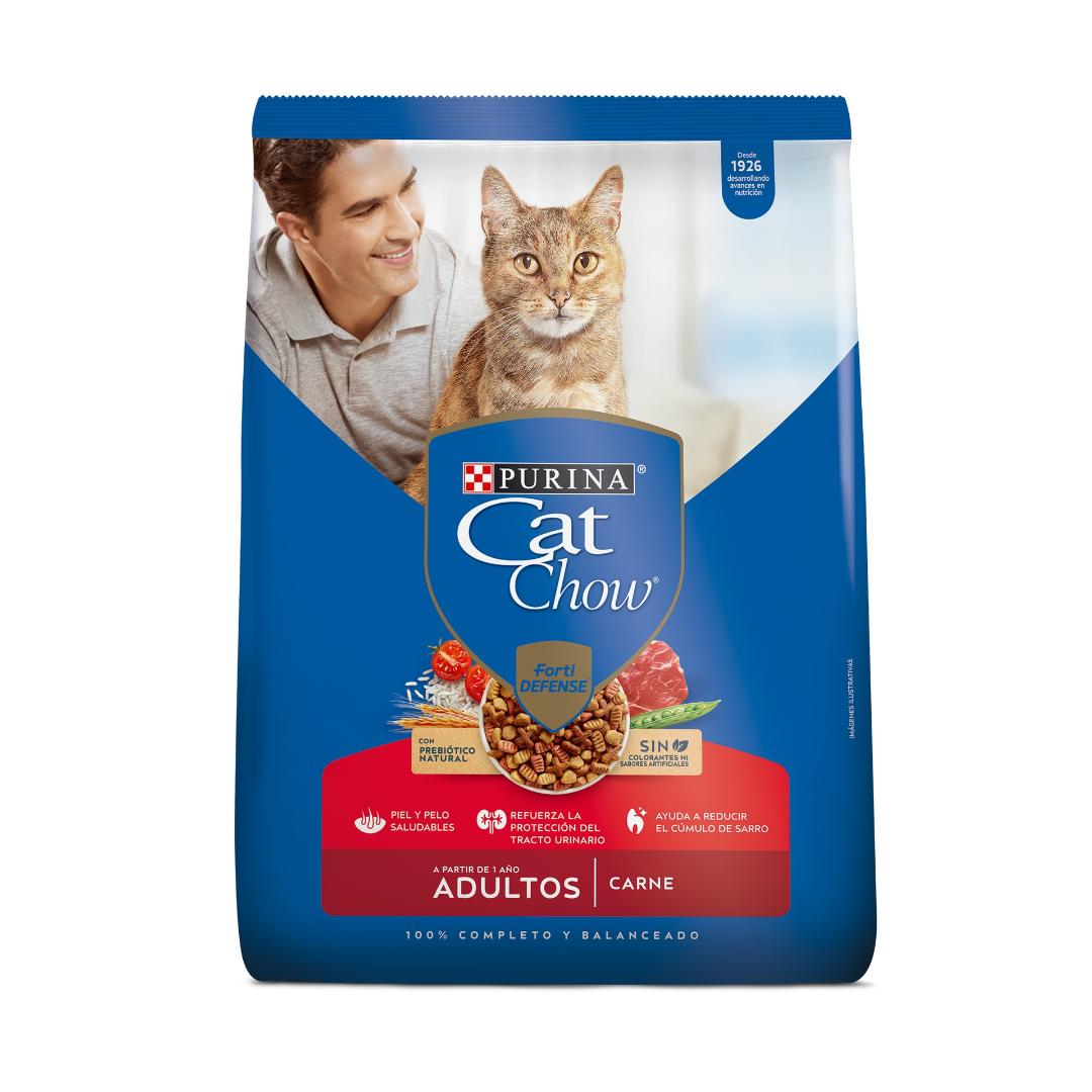 Alimento Para Gatos Cat Chow Purina Adulto Carne Prebiótico 8Kg
