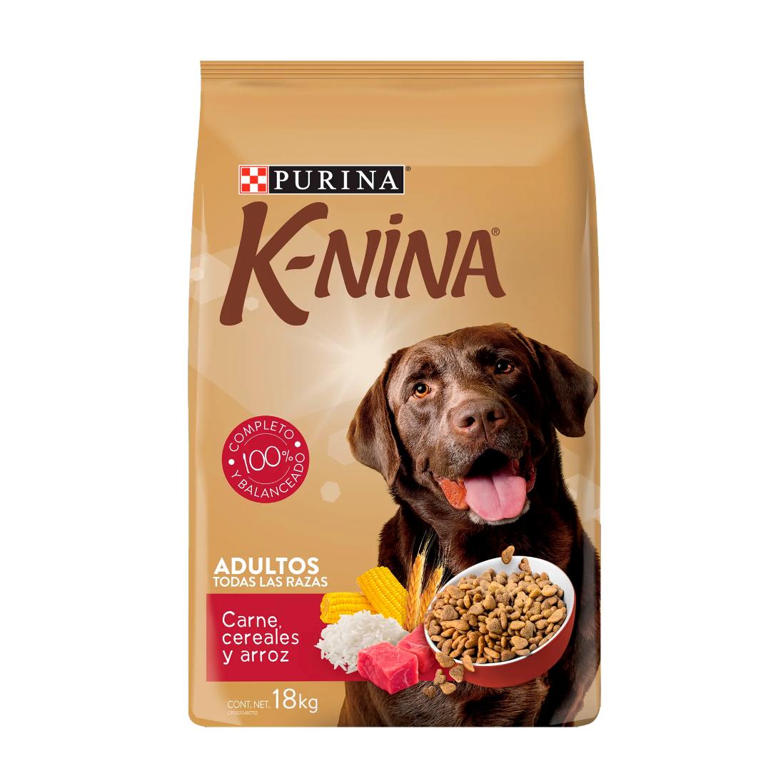 Alimento Para Perros K-Nina Purina Adulto Carne Cereales Y Arroz 18Kg