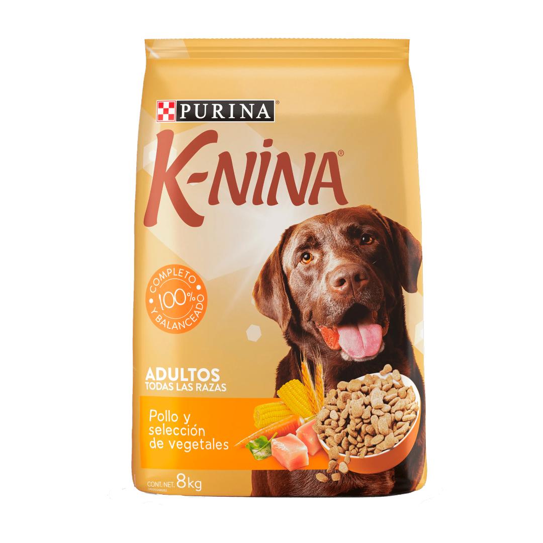 Alimento Para Perros K-Nina Purina Adulto Pollo Vegetales 8Kg