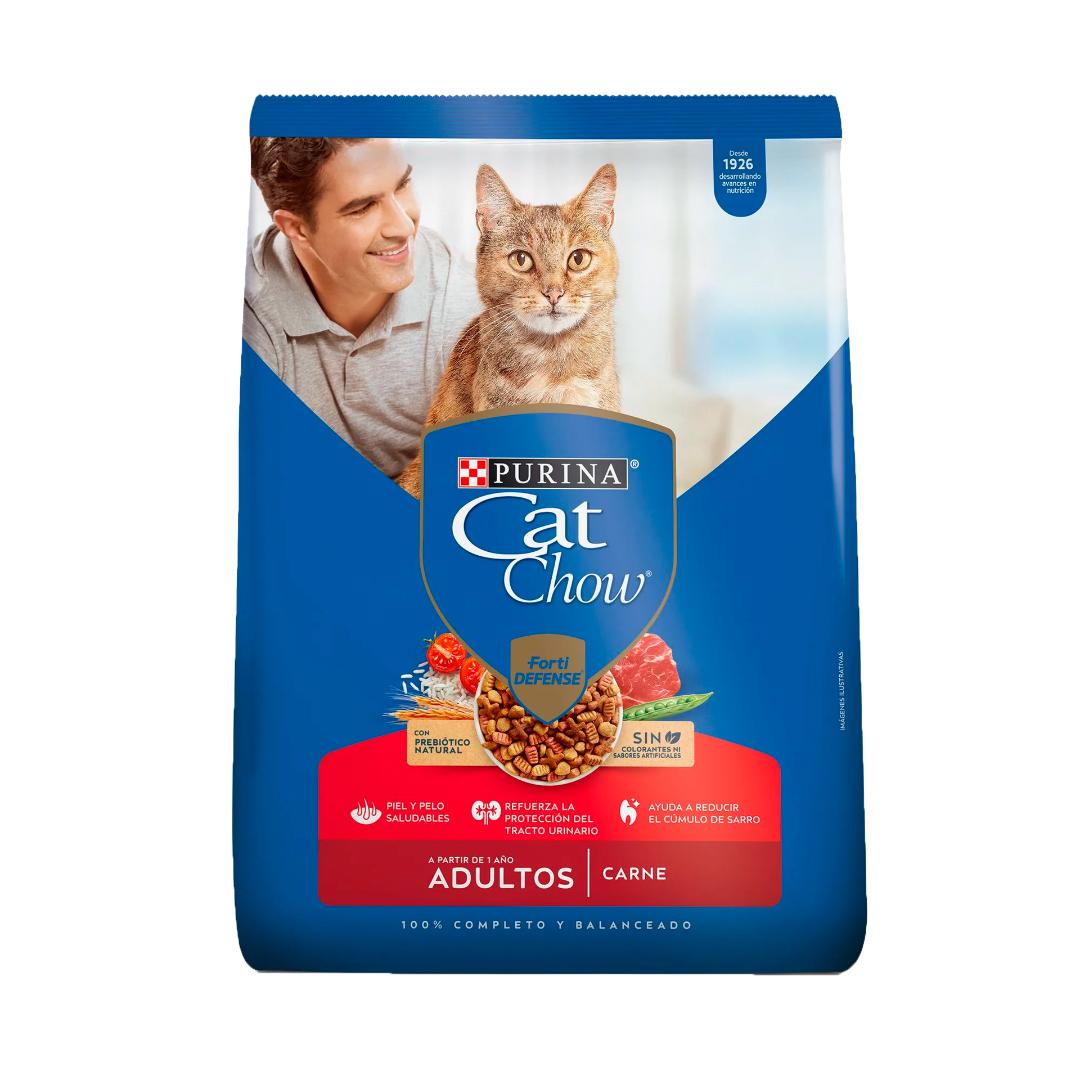 Cat Chow Alimento Para Gatos Adultos Sabor Carne 500Grs