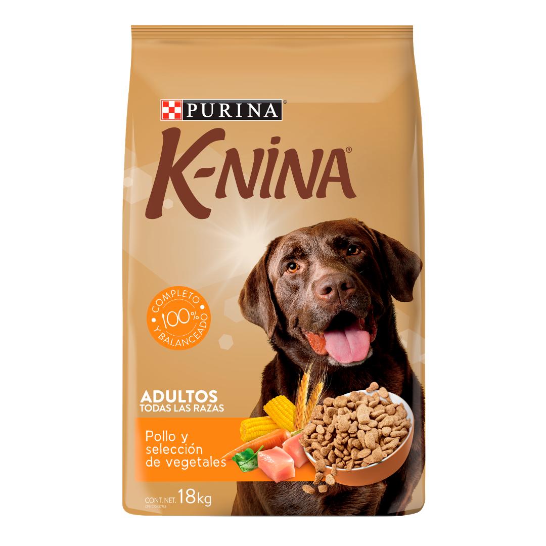 Alimento Para Perros K-Nina Purina Pollo Vegetales 18Kg