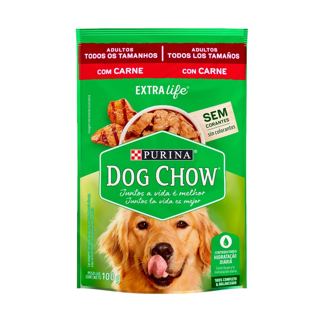 Alimento Para Perros Purina Dog Chow Adulto Todos Los Tamaños Con Carne 100Gr