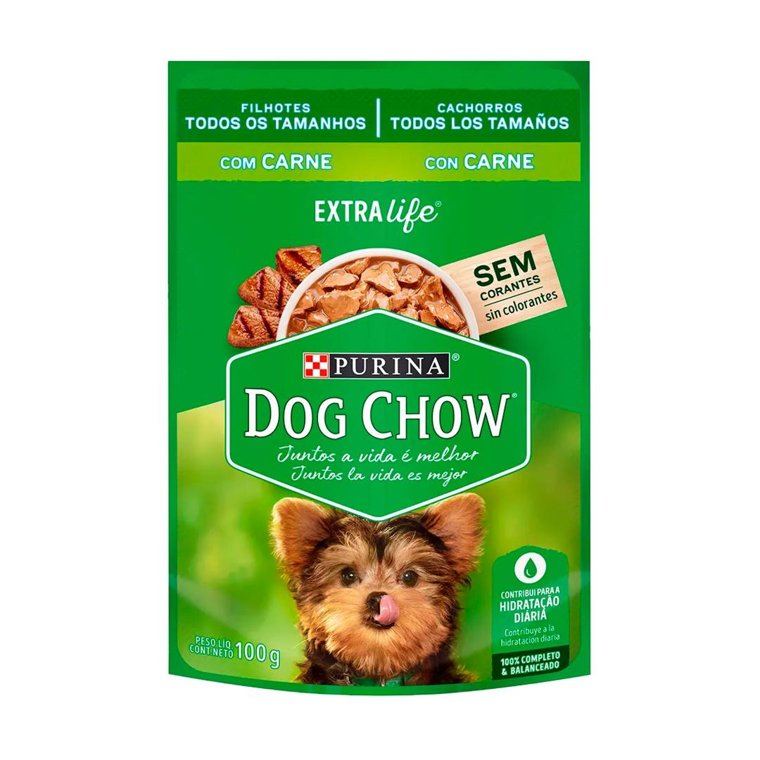 Alimento Para Perros Purina Dog Chow Cachorro Todos Los Tamaños Con Carne 100G