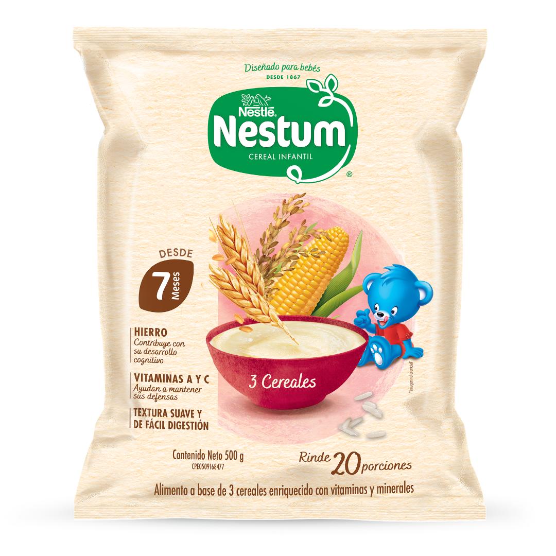 Nestum 3 Cereales Nestlé Prebio 1 Desde 7 meses 500gr