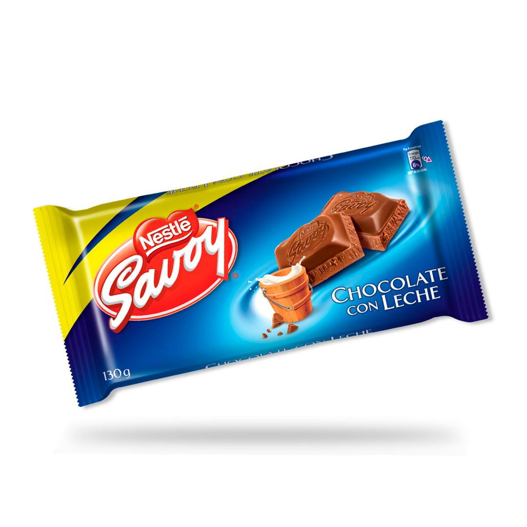 Chocolate con Leche Savoy 130gr