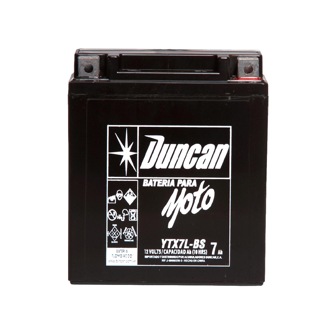 Batería de Moto Duncan Modelo YTX7L BS AGM