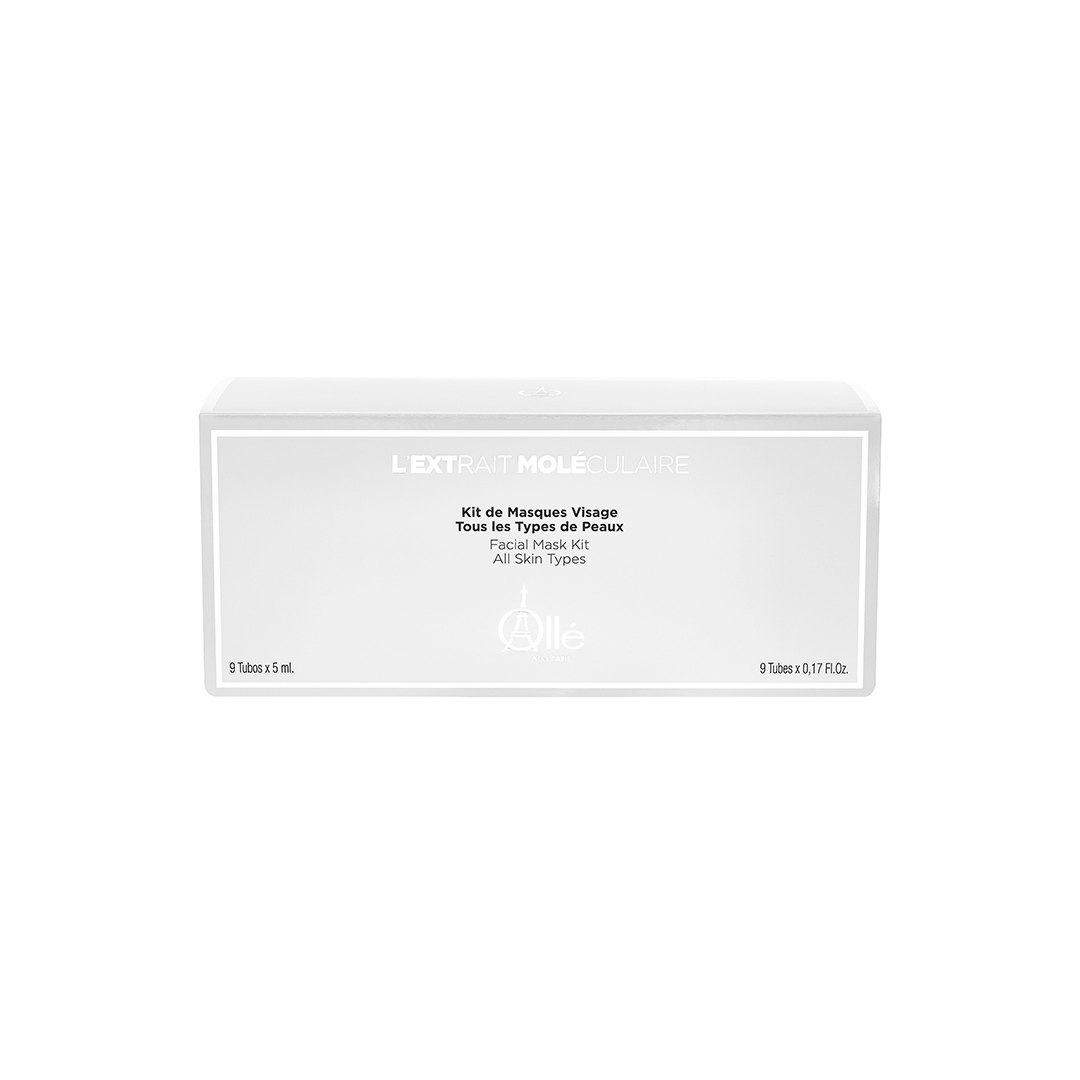 L’EXTRAIT MOLÉCULAIRE Kit de Mascarillas Faciales Todo Tipo de Pieles