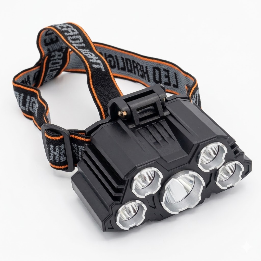 Linterna LED de Cabeza Recargable