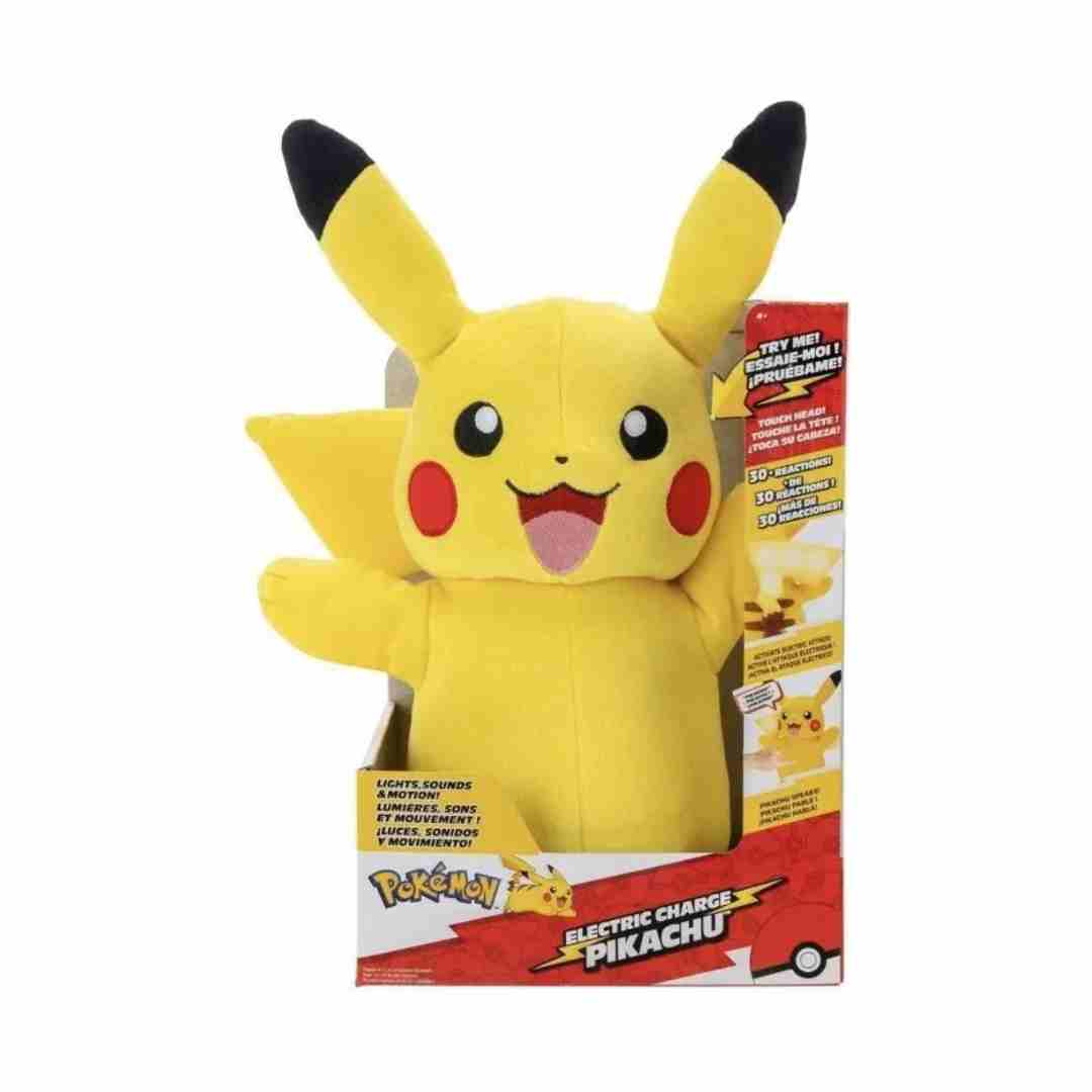 Peluche De Pokemon Pikachu Interactivo Luces Y Sonidos