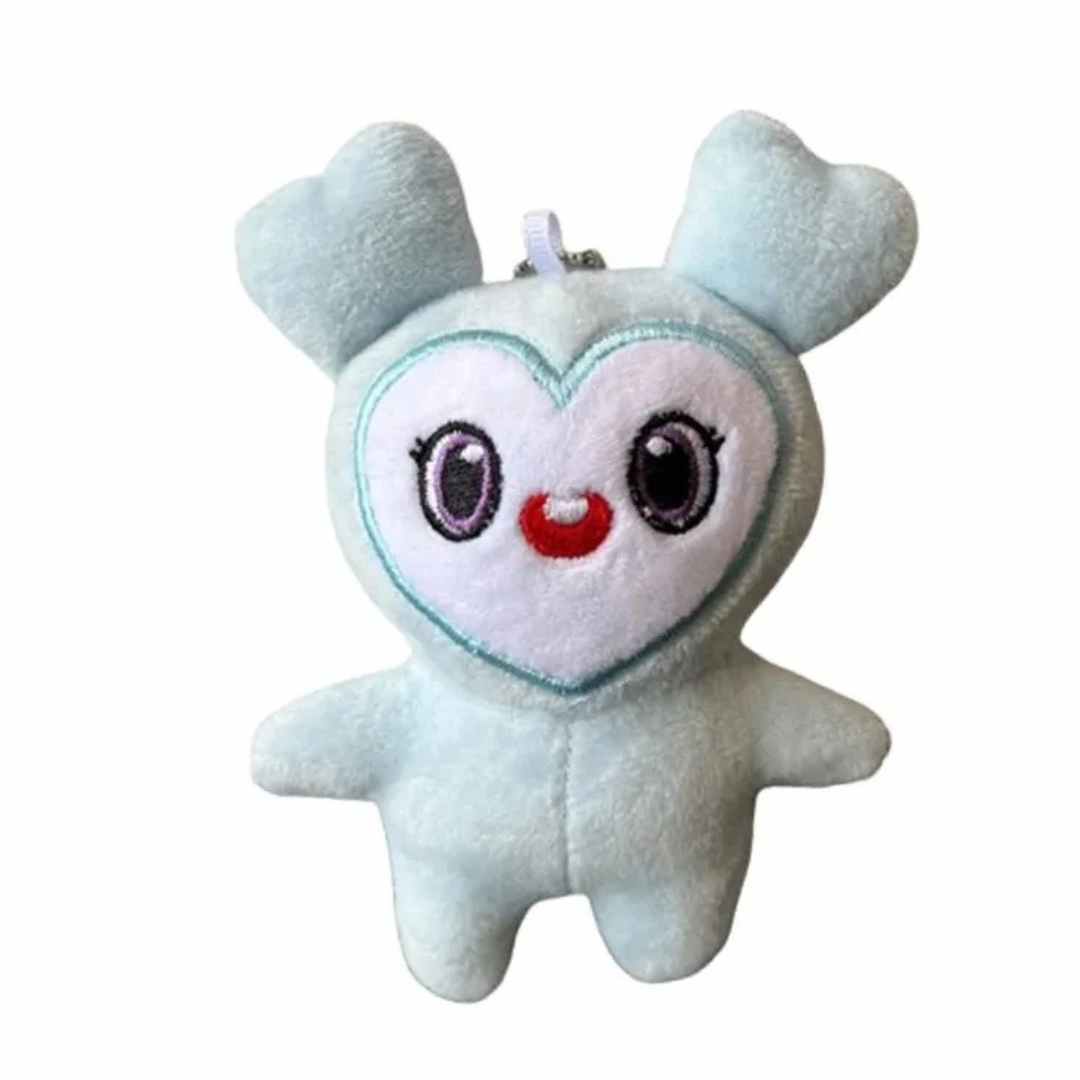 Mini Peluche Twice Lovelys Kpop Tipo Llavero 10cm Colgante blanco