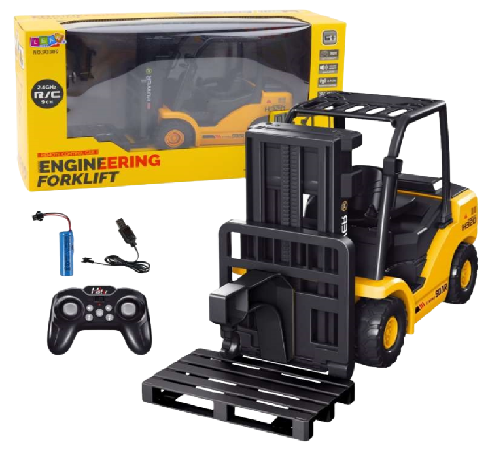 Montacarga Juguete 2.4hz Control Remoto Funciones Realistas