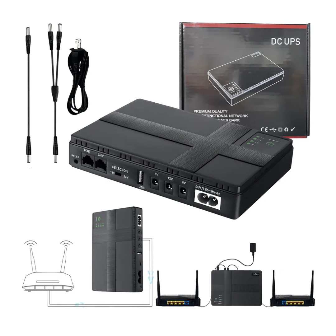 Mini Ups De Carga 10400mah 18w 5v 9v Y 12v Usb Port