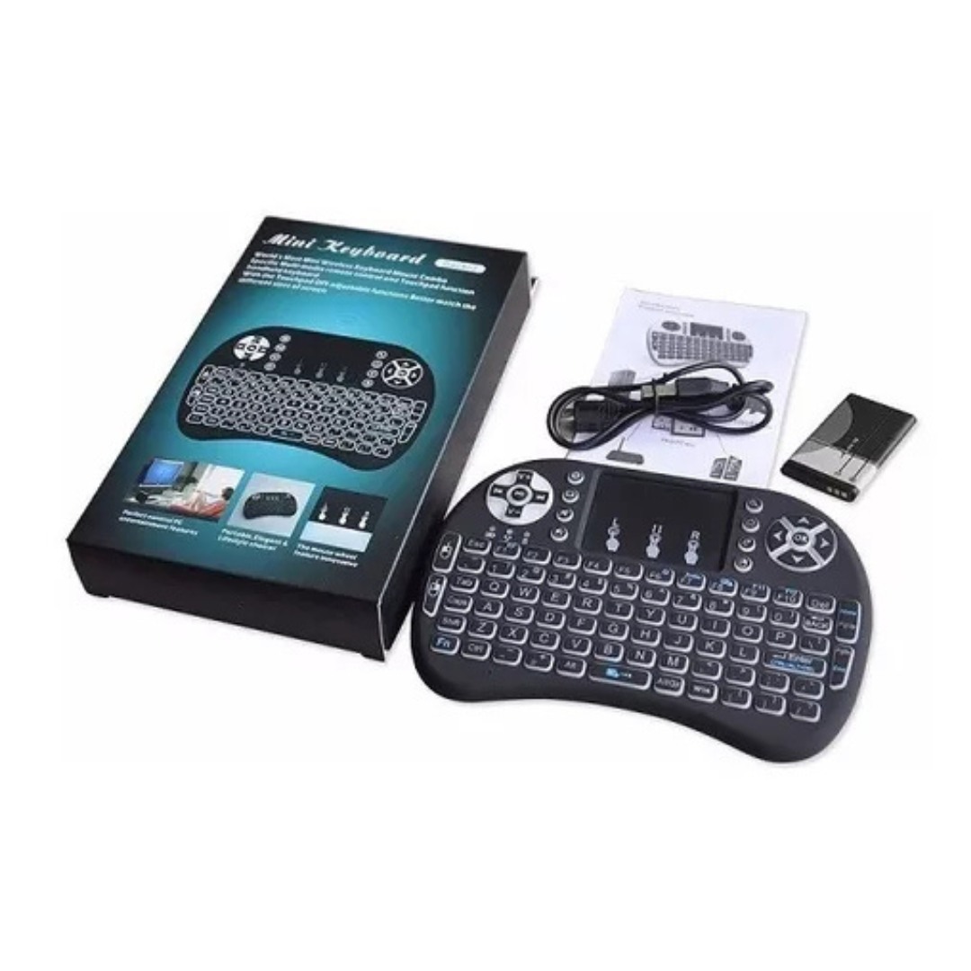 Control Teclado Bluetooth Rii I8 Smarttv Box