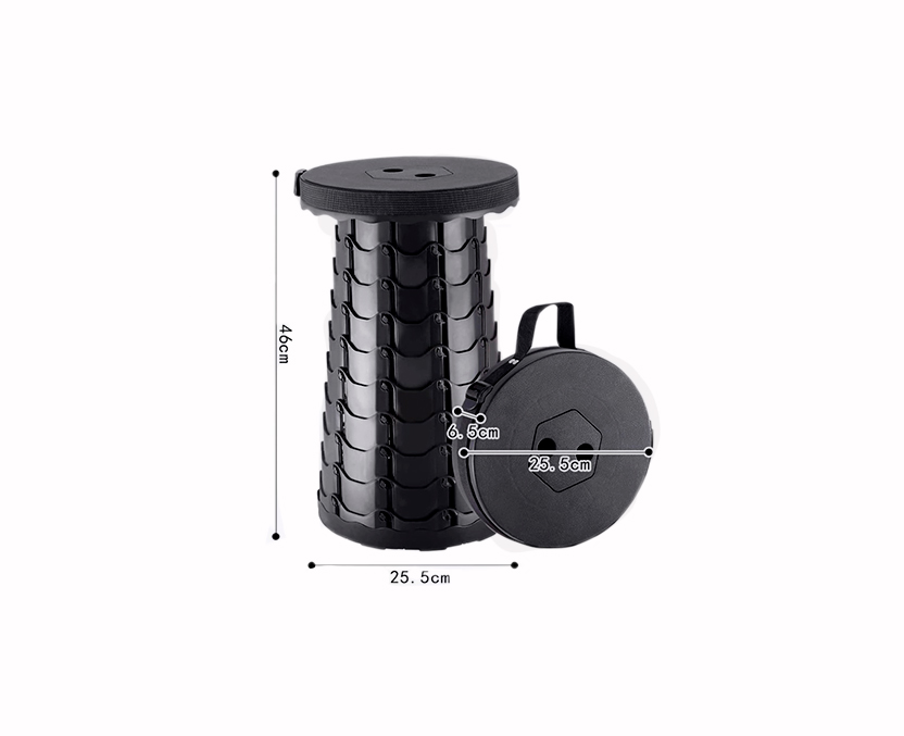 Banquito Telescópico Plegable Portátil Silla Ligera - Vista 4