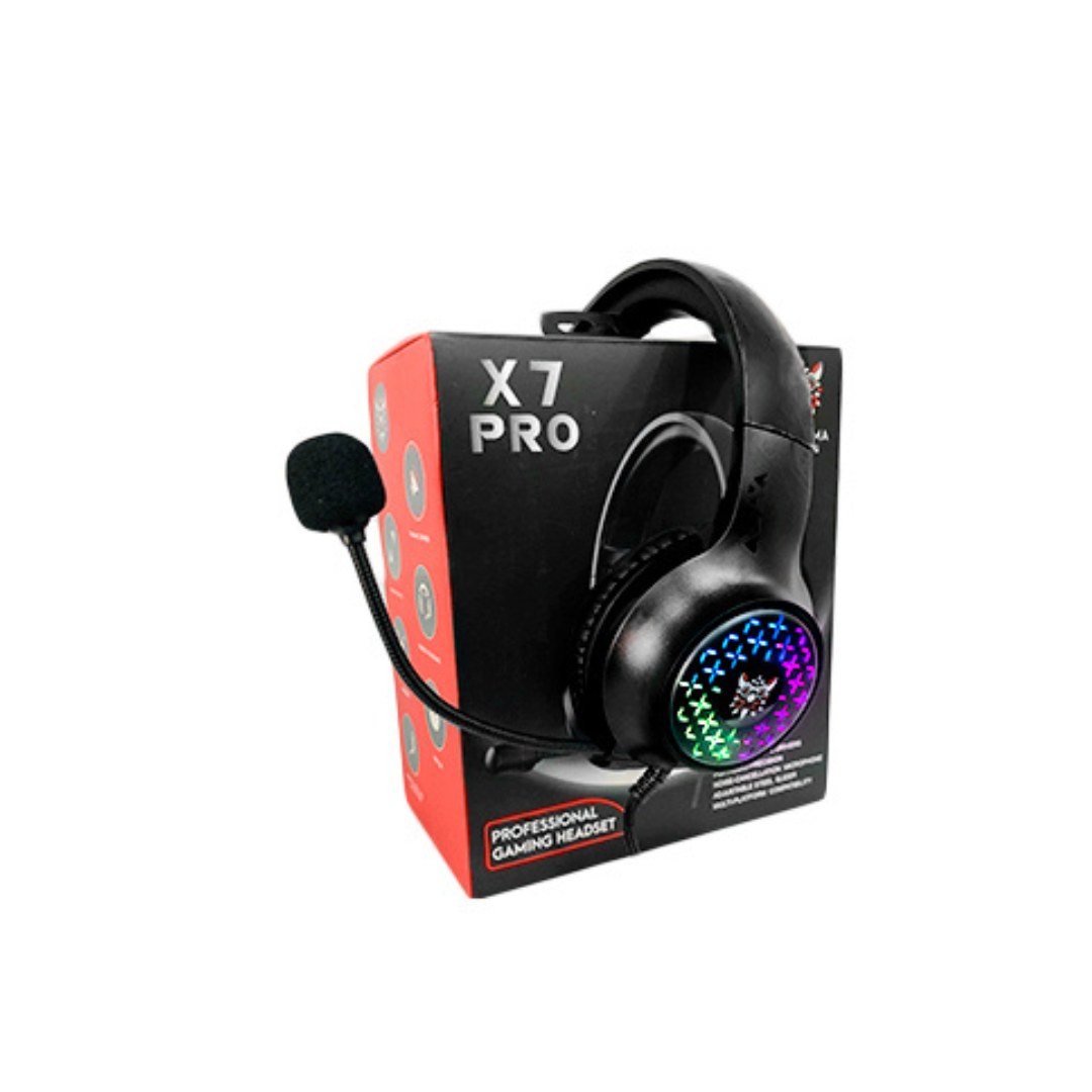 Audífonos Onikuma X7 Gamer Rgb Alámbricos