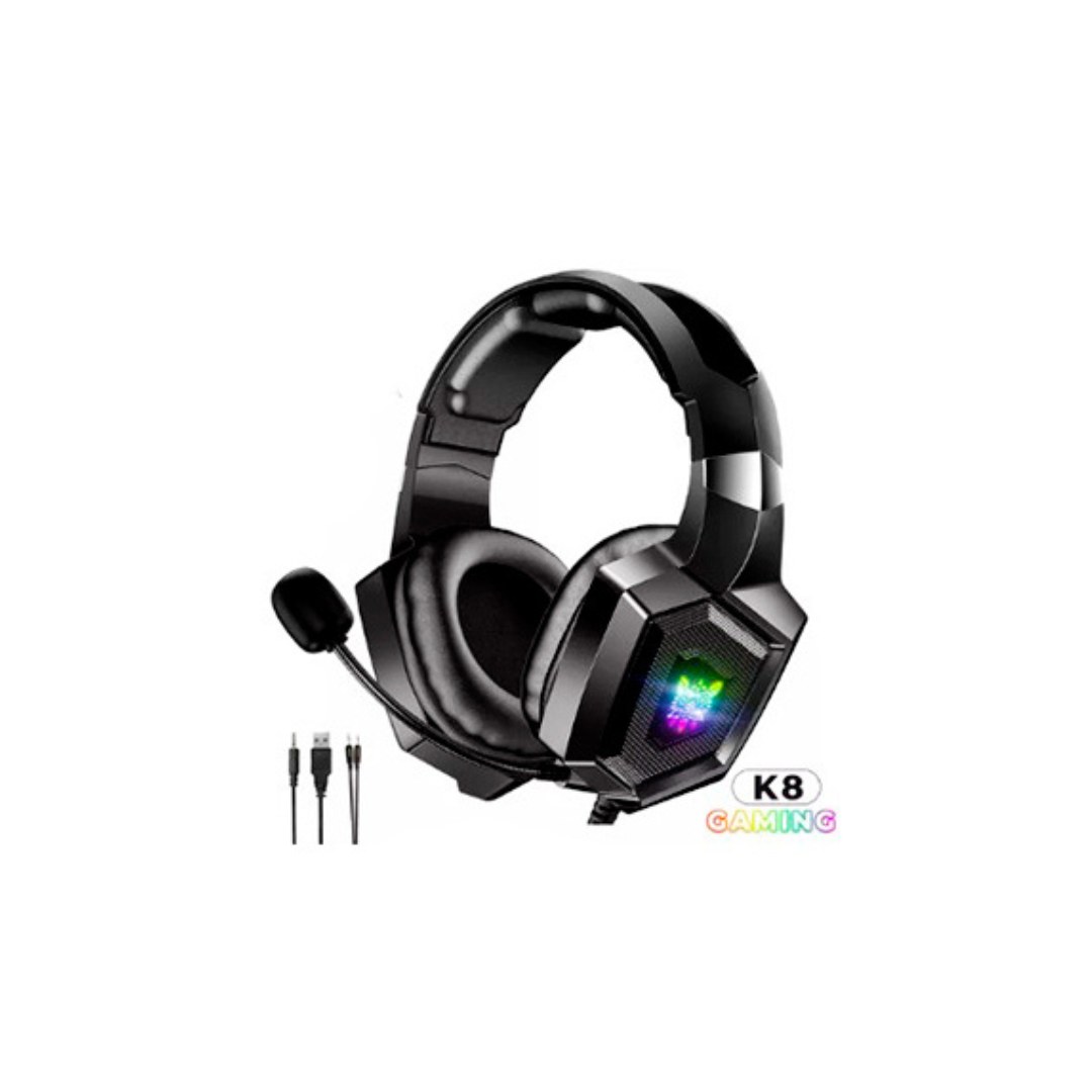 Audífonos Onikuma K8 Gamer Rgb Micrófono Headset - Vista 2