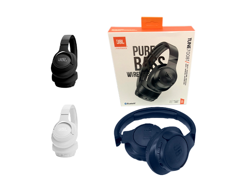 Audífonos Inalámbrico Tune Pure Bass Bluetooth Wireless Azul oscuro