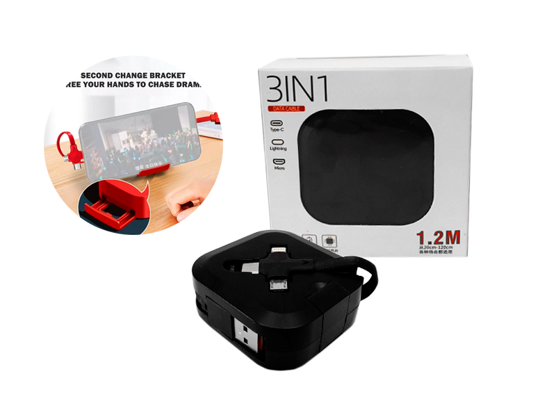 Cable Universal 3 En1 Retráctil