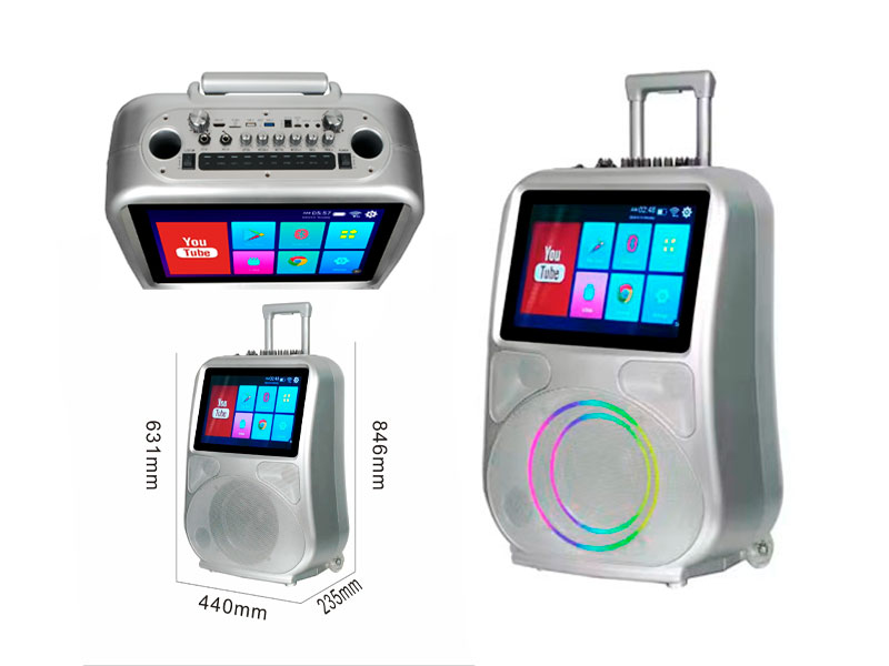 Corneta Con Pantalla Karaoke Pantalla Táctil - Vista 2