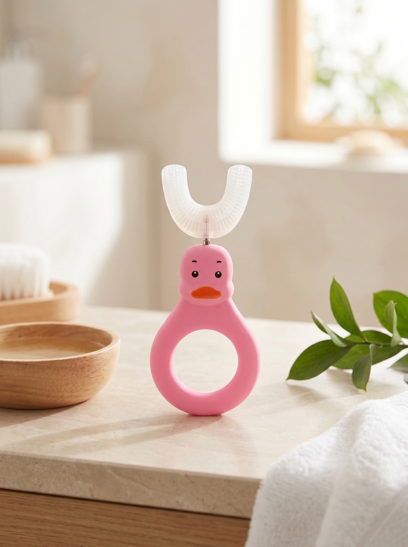Cepillo de dientes Azul para Bebes Rosa