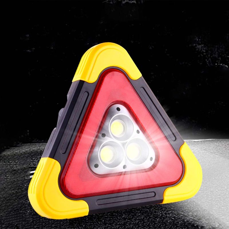 Triangulo Seguridad Vial Led Emergencia + Carga Solar - Vista 2
