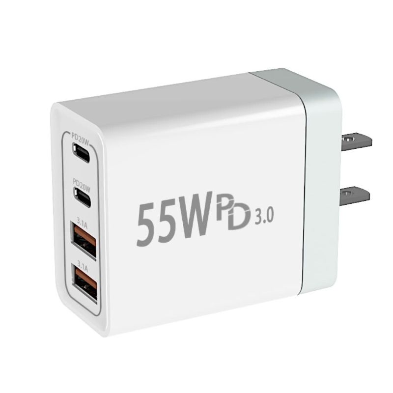 Taco Cargador 55w 4 En 1