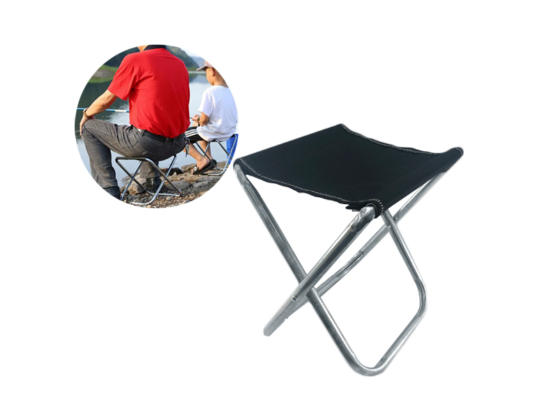 Banquito Plegable De Tela Portátil 26x25