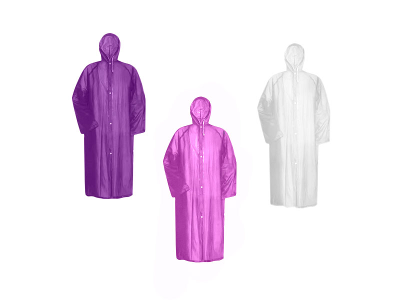 Impermeable Poncho Tipo Chaqueta Protector De Lluvia