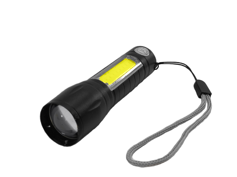 Linterna Táctica Led Recargable Usb Metal - Vista 2