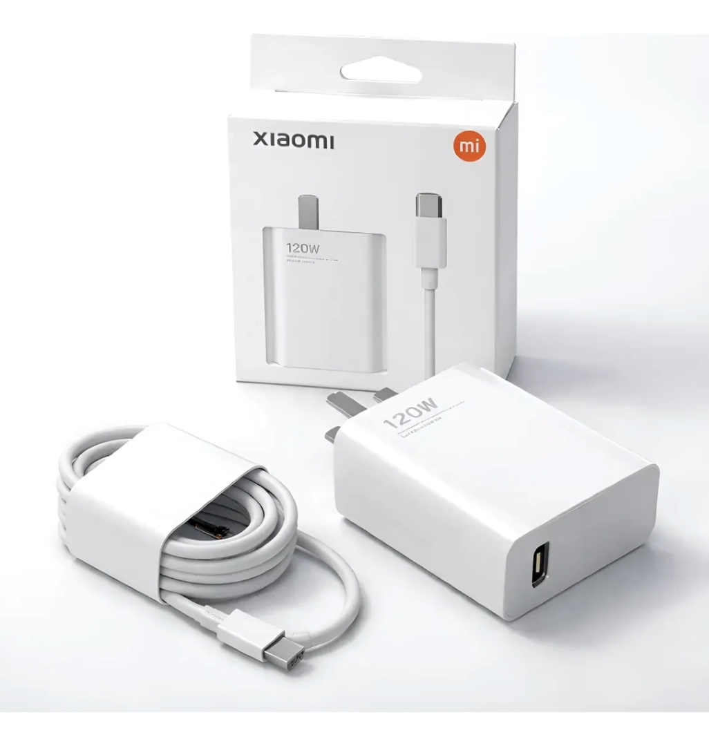 Cargador Celular Xiaomi Tipo C 120w Con Cable