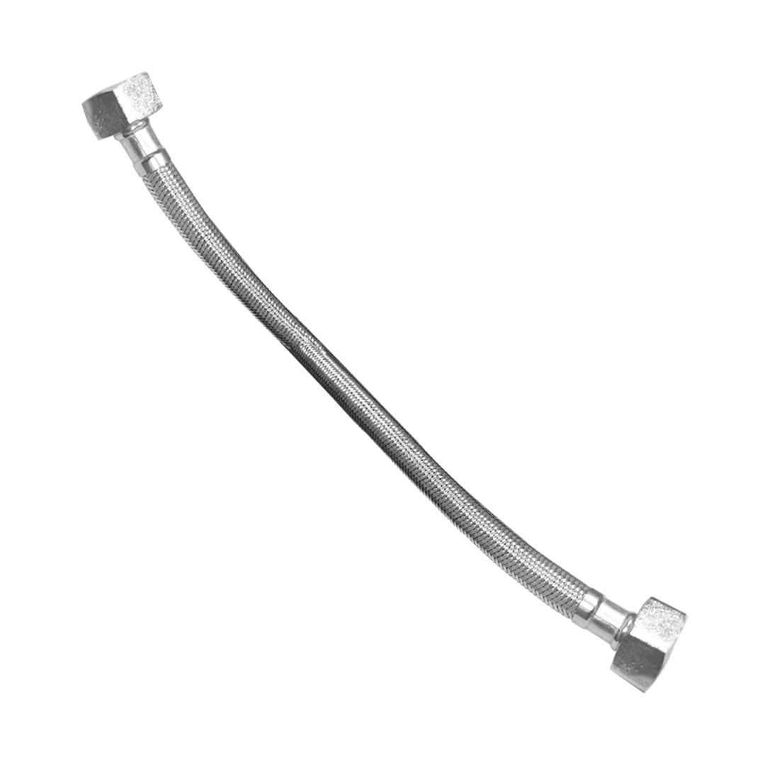 Canilla Acero Rígida C/Tuerca 40Cm 1/2 X 1/2"