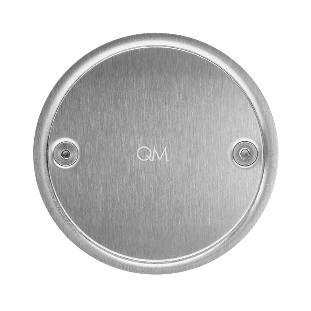 Centro Piso Tapa Ciega Circular Satinado 10Cm