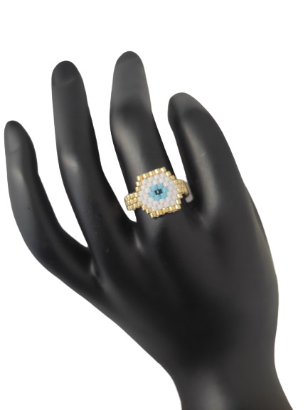 Anillo Ojo Turco Talla 6 a 7