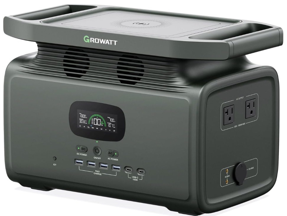 Estacion de Energia Growatt Infinity 1300 (1800W/1382Wh)