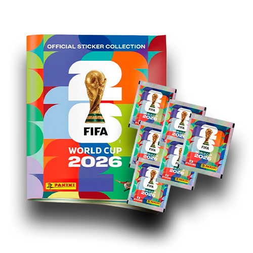 Álbum + 5 sobres + 1 sobre obsequio Mundial FIFA 2026