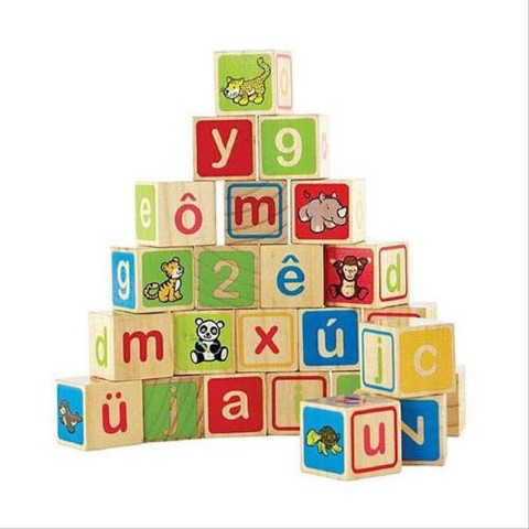 Cubos de Madera ABC - Vista 2