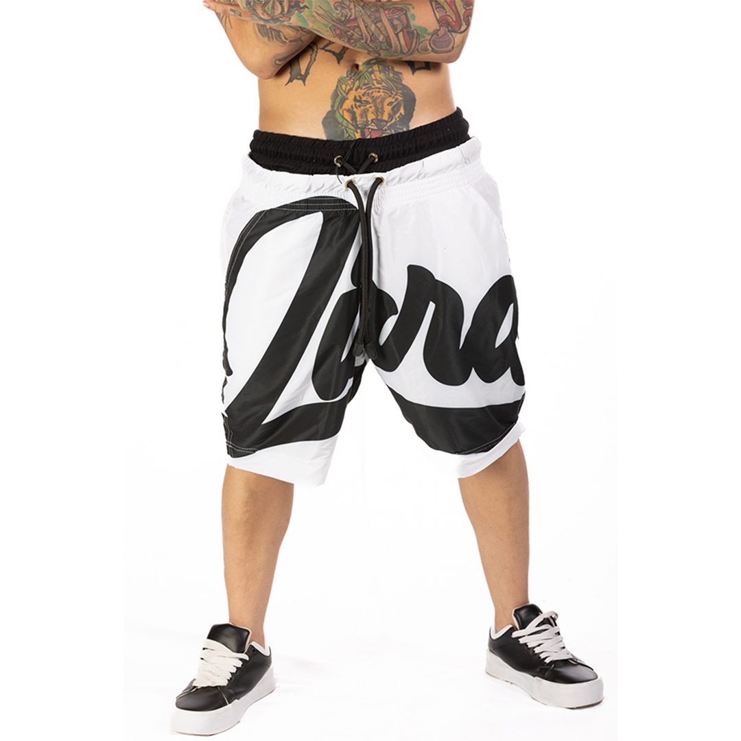 Short Libardino Blanca Firma Negra