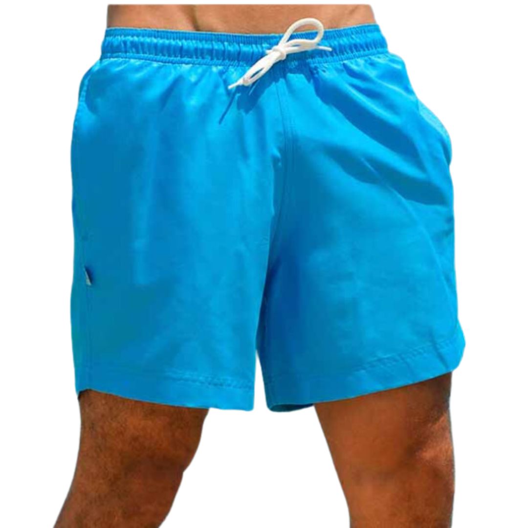 Short Unicolor Swimweara Azul Acuario