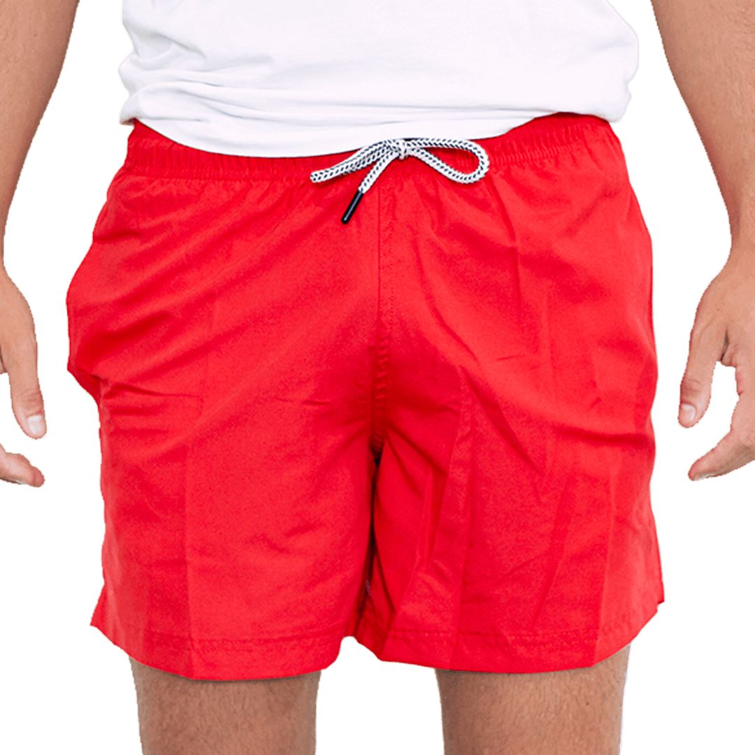 Short Unicolor Swimwear Rojo