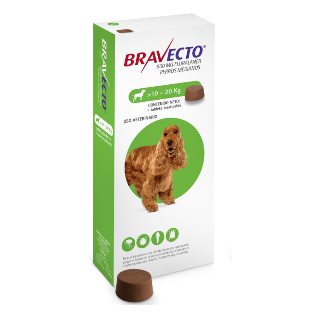 Bravecto Antiparasitario para Perros de 10kg a 20kg