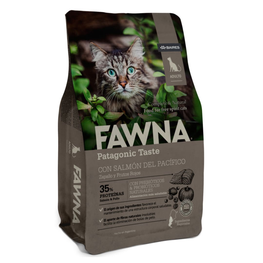 Alimento para Gatos Adultos Fawna Patagonia Taste todas las razas 3 kg