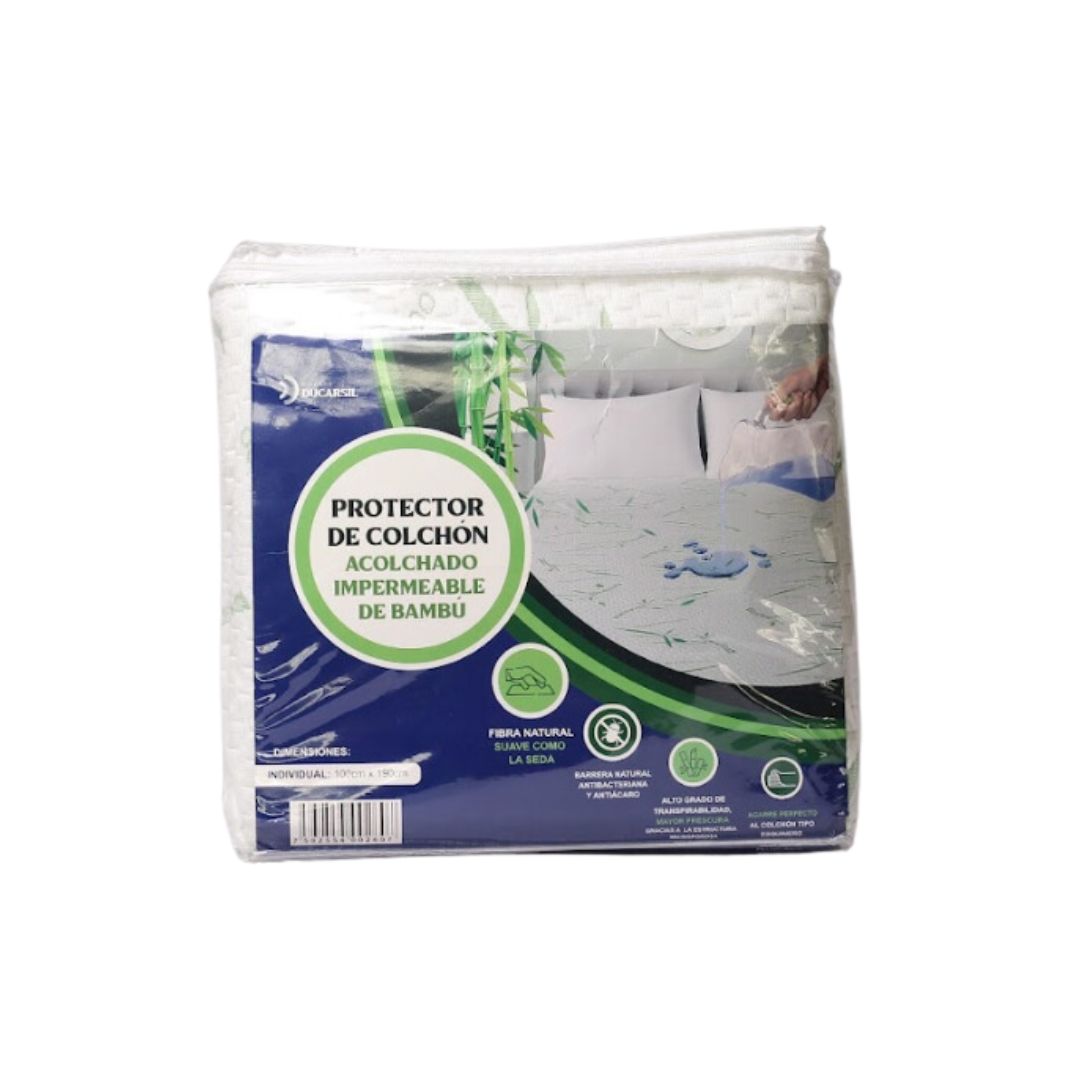 Protector para Colchón Impermeable acolchado de Bambú - Vista 2