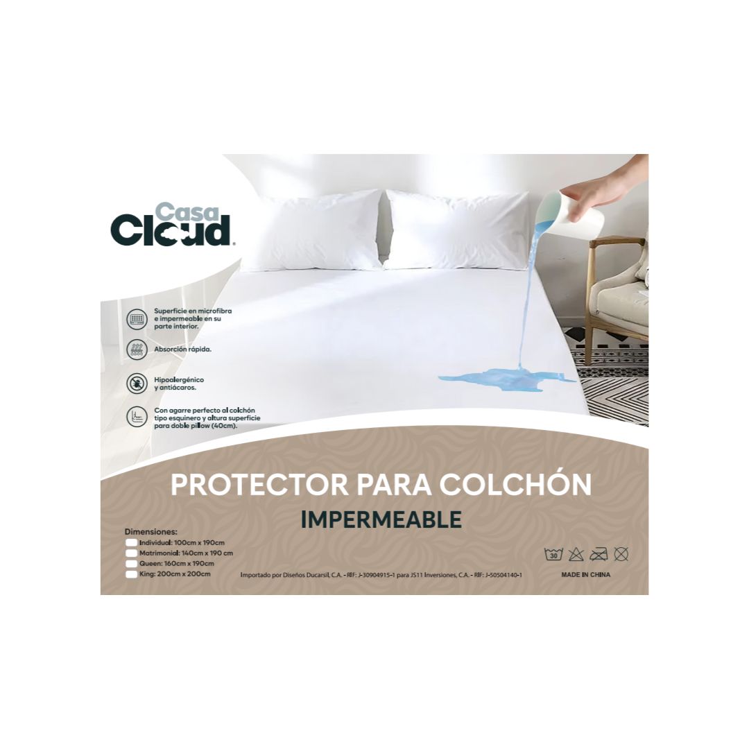 Protector para Colchón Impermeable liso