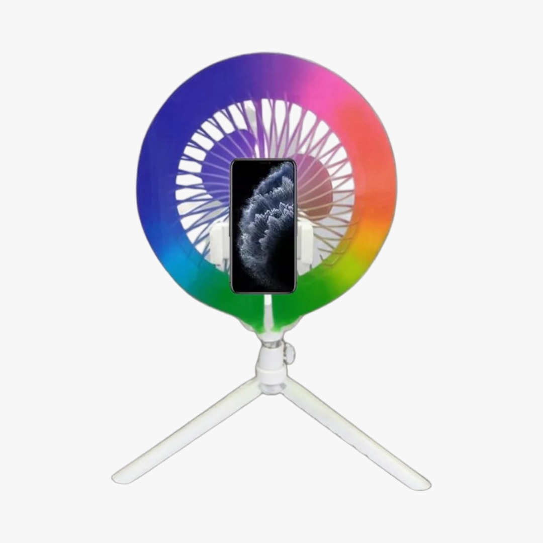 Aro de Luz LED con ventilador