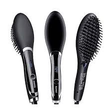 Cepillo alisador Kemei KM-1320 - 60W Pantalla LCD Cable 360°