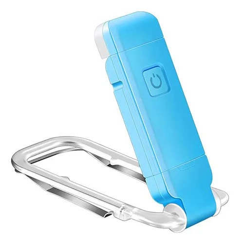 Linterna de Lectura 2 Tonos - Luz Cálida 3000K Luz Fría 6000K 3 Niveles USB 360°