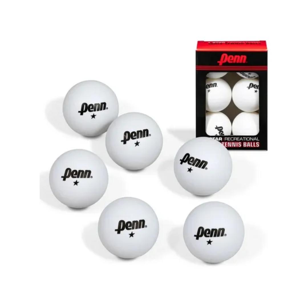 Pelotas Penn de Ping Pong 1 Estrella Pack De 6
